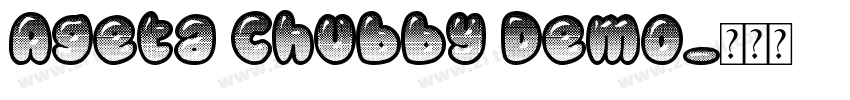 Ageta Chubby Demo字体转换